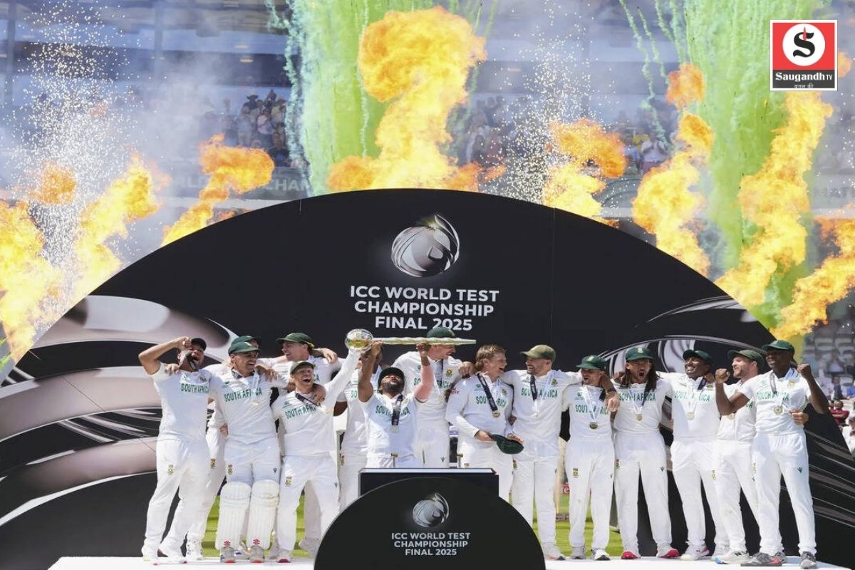 ICC World Test Championship 2025: 27 साल बाद दक्षिण अफ्रीका का ICC ट्रॉफी पर कब्ज़ा: इतिहास में सुनहरा अध्याय।